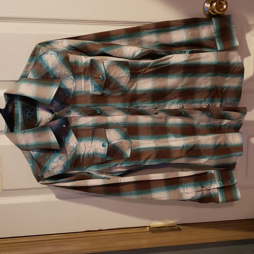 Womens Cowgirl Hardware Western Shirt